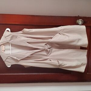 Marni Summer Vest Tan Sleeveless Architectural 42 Made in Italy